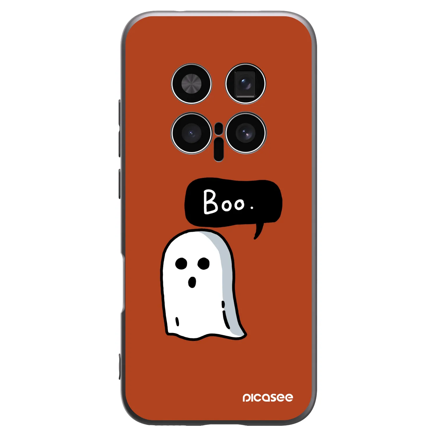 Picasee silikonowe czarne etui na Honor Magic8 Pro 5G - Boo
