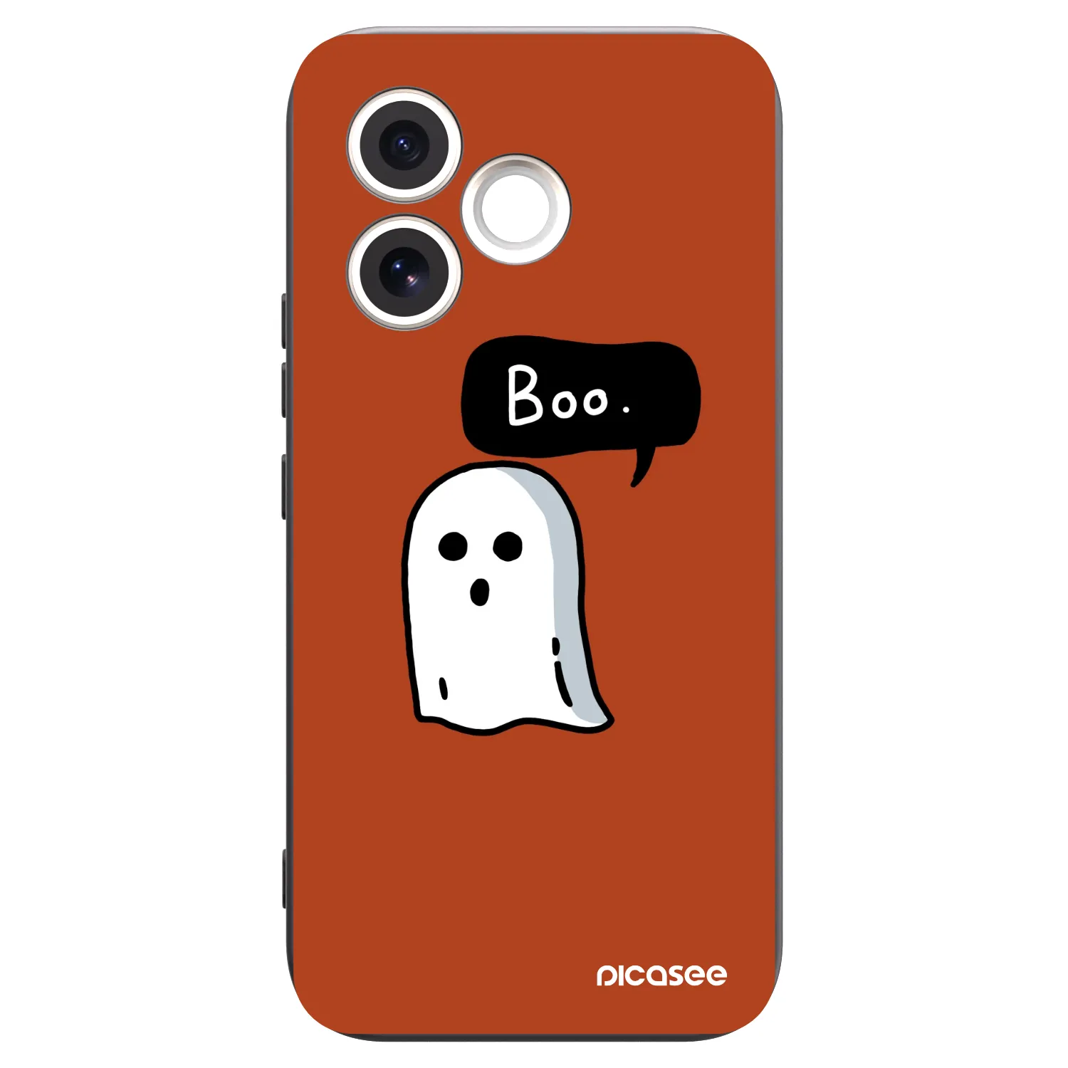 Picasee silikonowe czarne etui na Honor 600 Lite - Boo