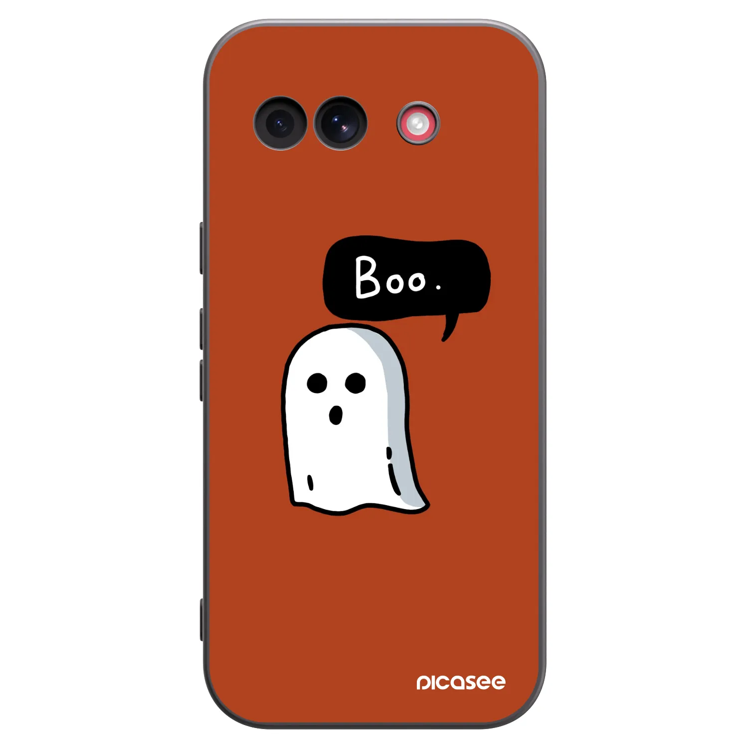 Picasee silikonowe czarne etui na Google Pixel 10a - Boo
