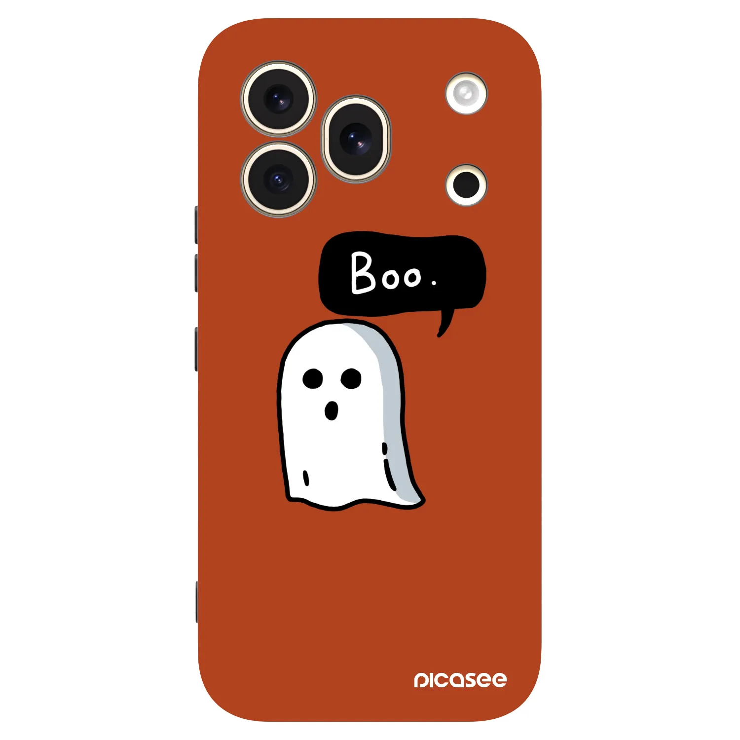 Picasee silikonowe czarne etui na Honor 600 Pro - Boo
