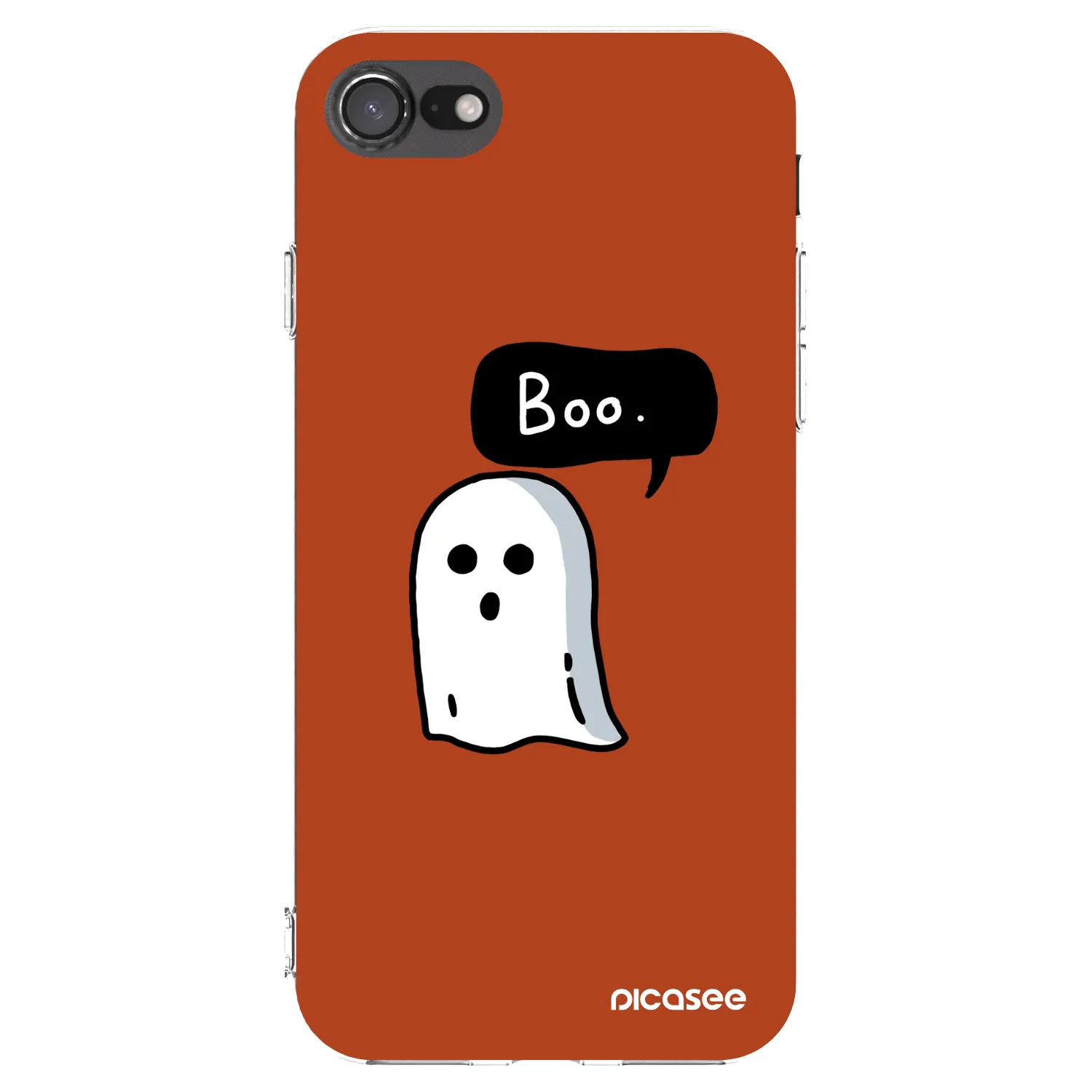 Picasee silikonowe przeźroczyste etui na Apple iPhone 8 - Boo