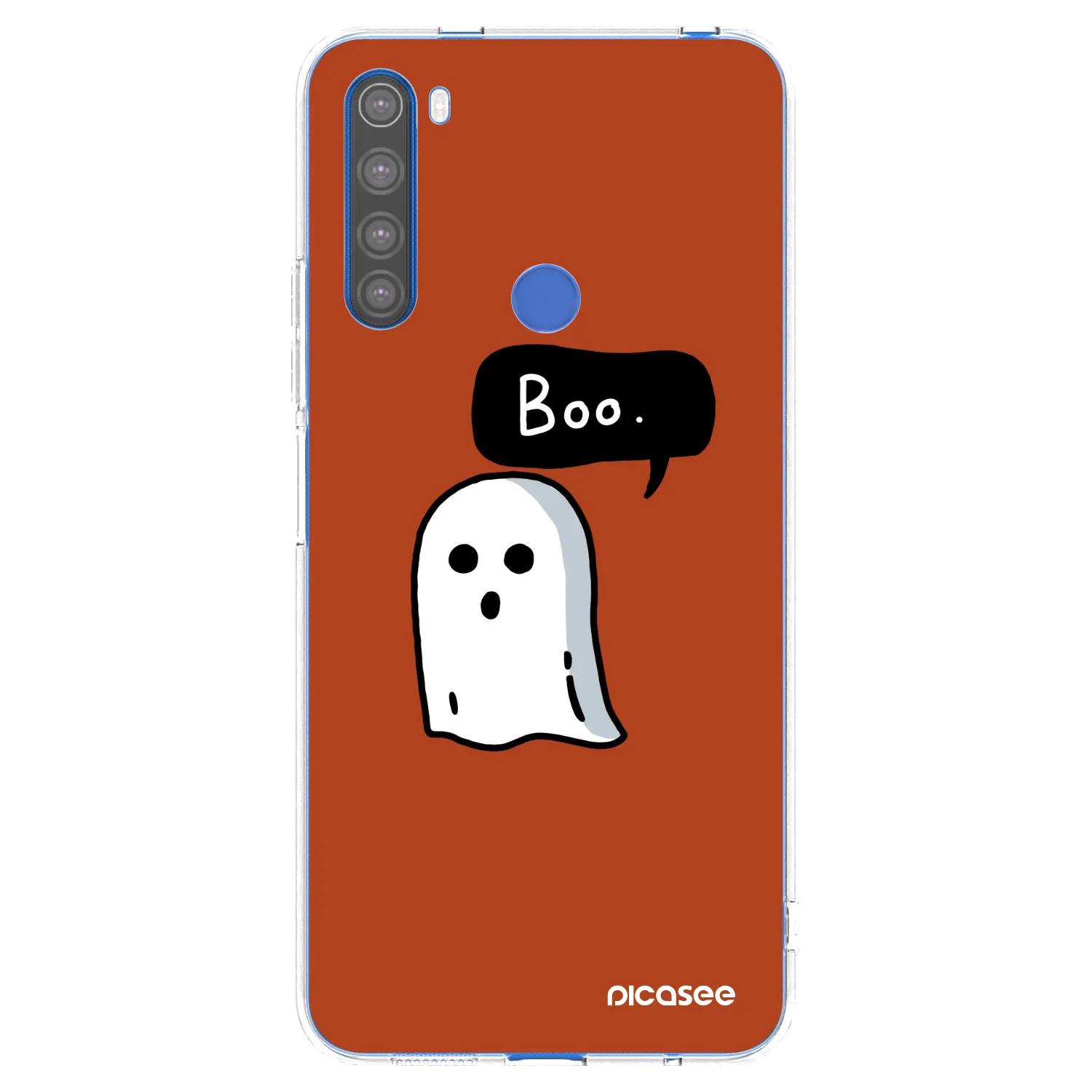 Picasee silikonowe przeźroczyste etui na Xiaomi Redmi Note 8T - Boo