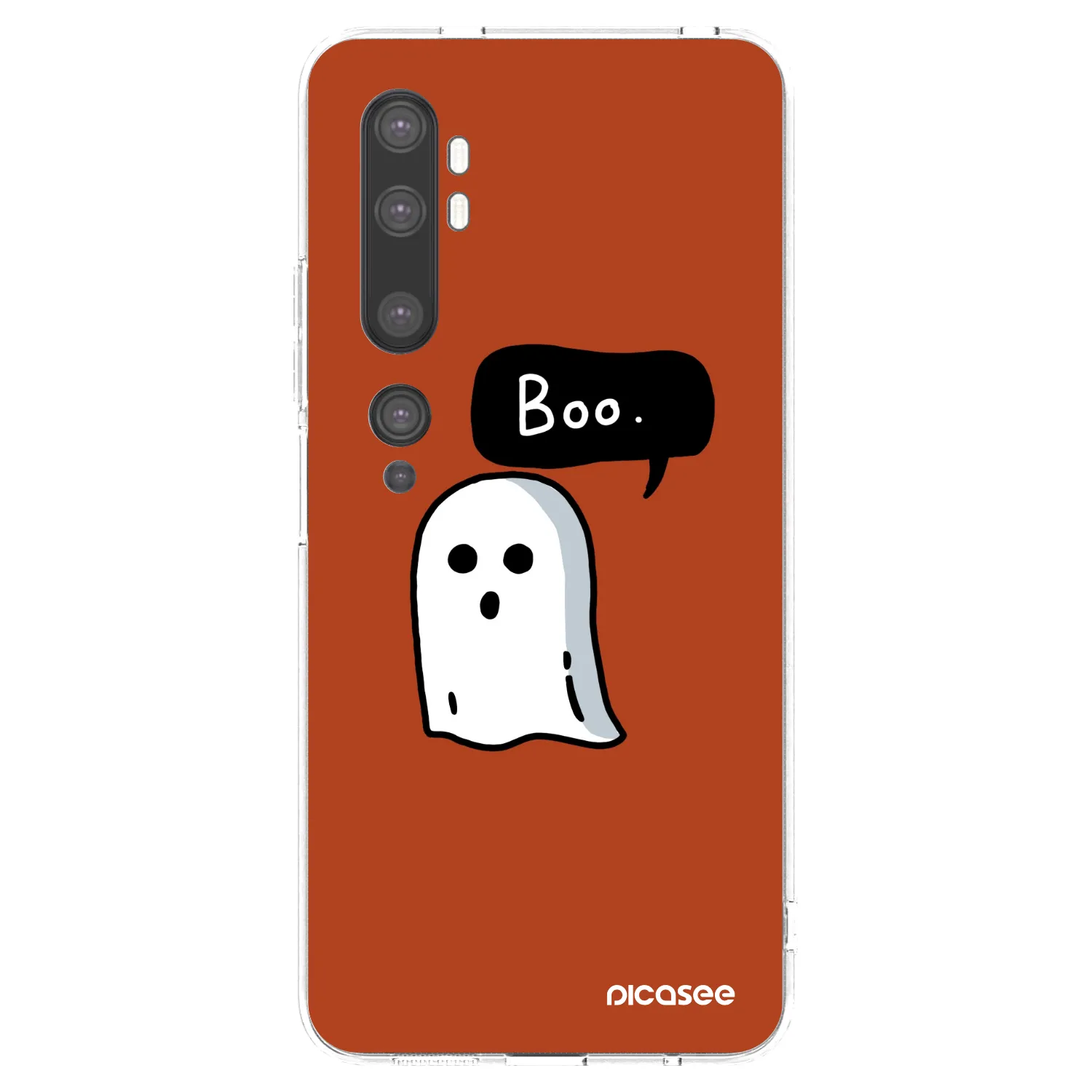 Picasee silikonowe przeźroczyste etui na Xiaomi Mi Note 10 (Pro) - Boo