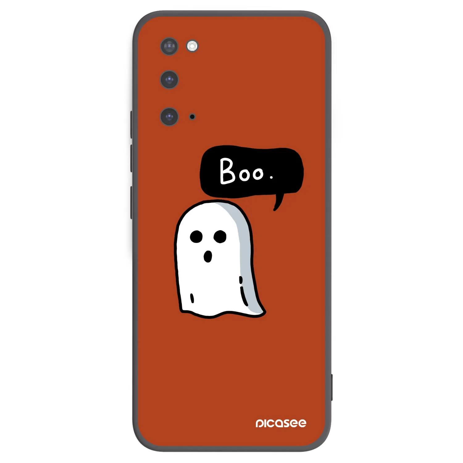 Picasee silikonowe czarne etui na Samsung Galaxy S20 G980F - Boo