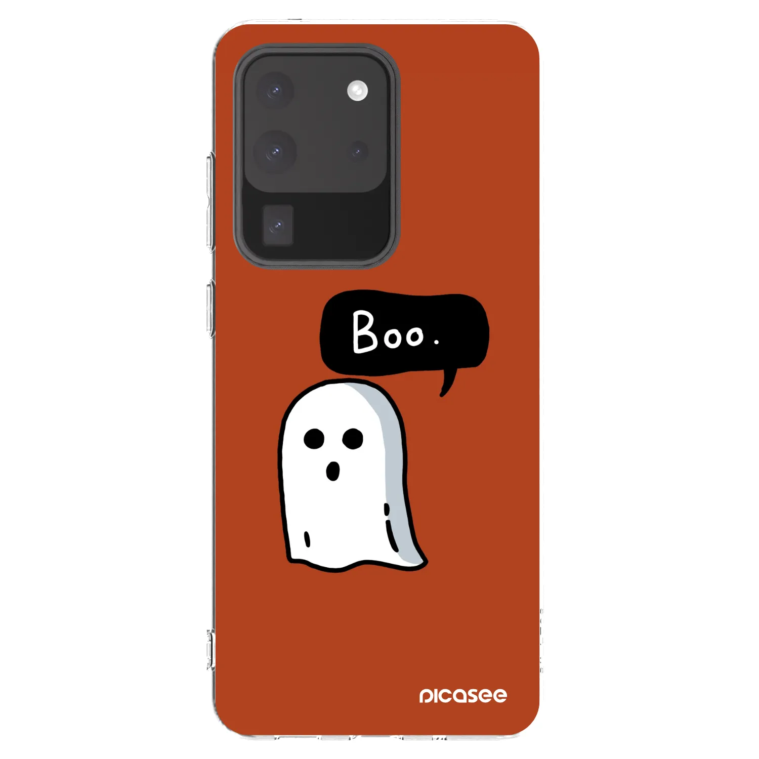 Picasee silikonowe przeźroczyste etui na Samsung Galaxy S20 Ultra 5G G988F - Boo