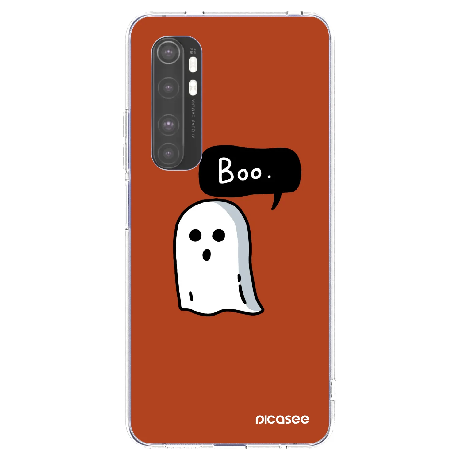 Picasee silikonowe przeźroczyste etui na Xiaomi Mi Note 10 Lite - Boo