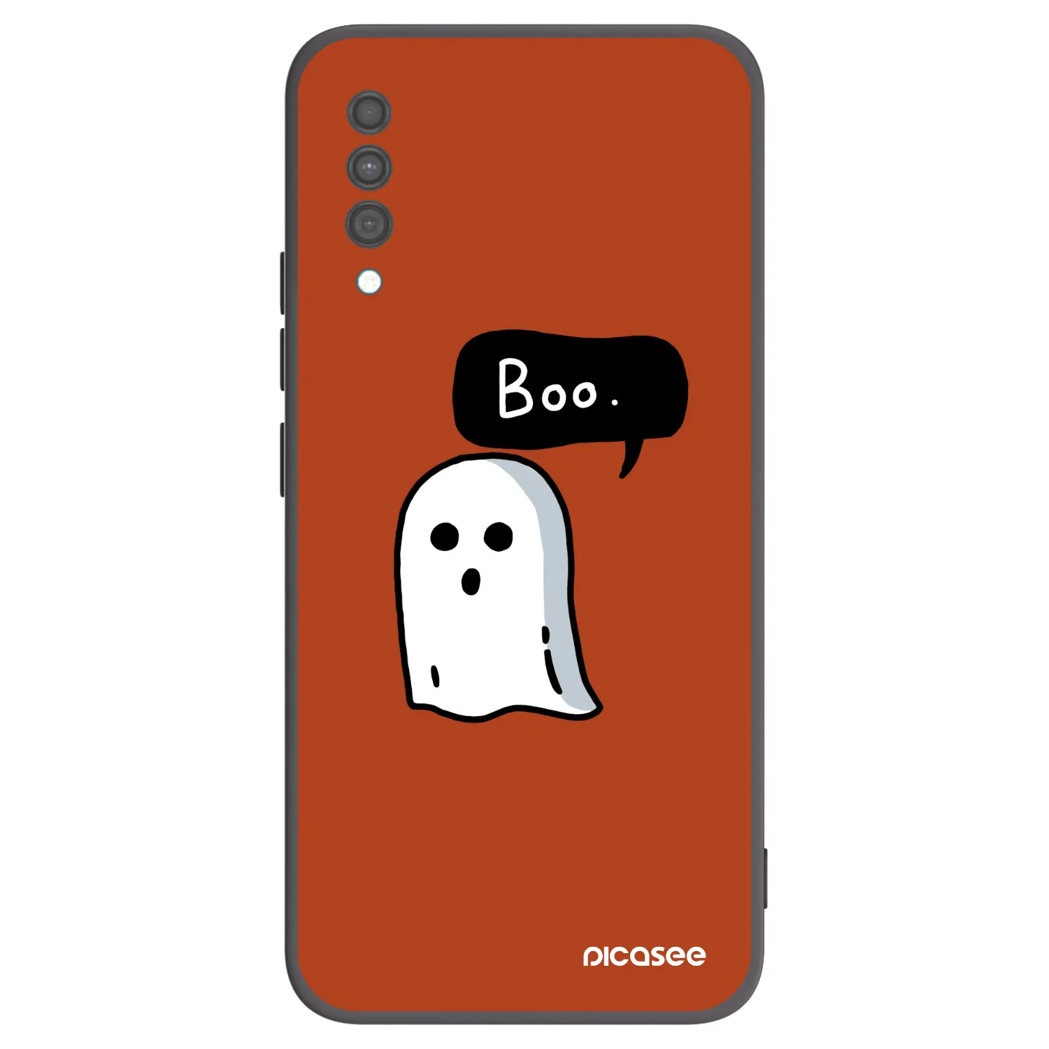 Picasee silikonowe czarne etui na Samsung Galaxy A30s A307F - Boo