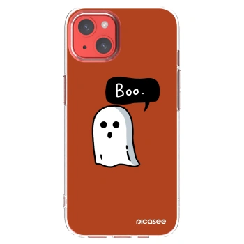 Picasee silikonowe przeźroczyste etui na Apple iPhone 13 - Boo