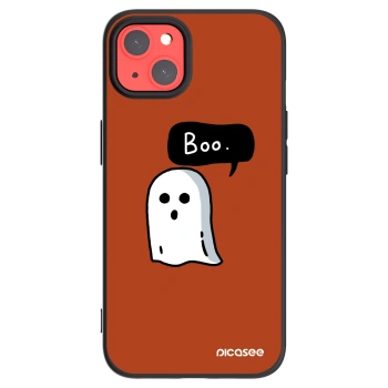 Picasee silikonowe czarne etui na Apple iPhone 13 - Boo