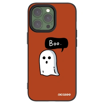 Picasee silikonowe czarne etui na Apple iPhone 13 Pro - Boo