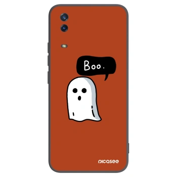Picasee silikonowe czarne etui na Vivo Y11s - Boo