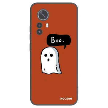 Picasee silikonowe czarne etui na Xiaomi 12 Pro - Boo