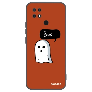 Picasee silikonowe czarne etui na Xiaomi Redmi 10C - Boo