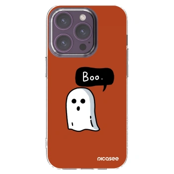 Picasee silikonowe przeźroczyste etui na Apple iPhone 14 Pro - Boo