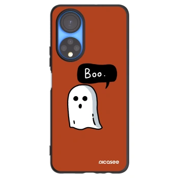 Picasee silikonowe czarne etui na Honor X7 - Boo