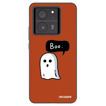 Picasee silikonowe czarne etui na Xiaomi 13T Pro - Boo
