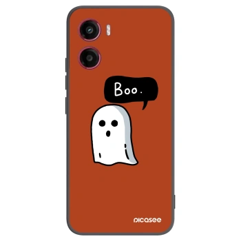 Picasee silikonowe czarne etui na Motorola Moto G05 - Boo