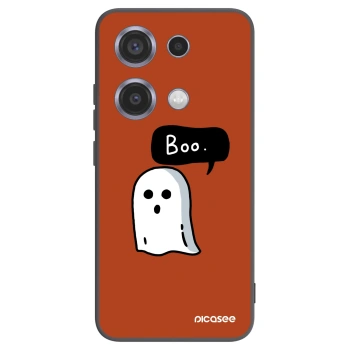 Picasee silikonowe czarne etui na Xiaomi Redmi Note 14S - Boo