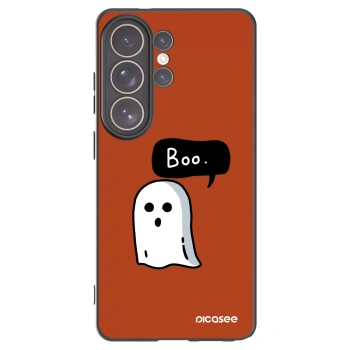 Picasee silikonowe czarne etui na Samsung Galaxy S26 Ultra - Boo