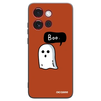 Picasee silikonowe czarne etui na Motorola Edge 60 Neo 5G - Boo