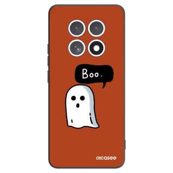 Picasee silikonowe czarne etui na Xiaomi Redmi Note 15 5G - Boo