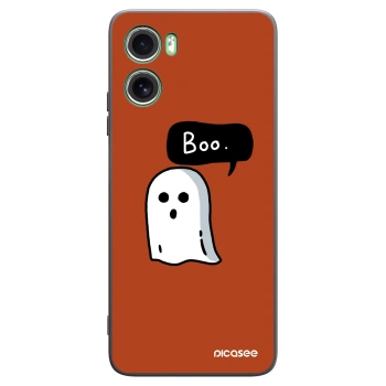 Picasee silikonowe czarne etui na Motorola Moto G06 - Boo