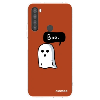 Picasee silikonowe przeźroczyste etui na Xiaomi Redmi Note 8 - Boo
