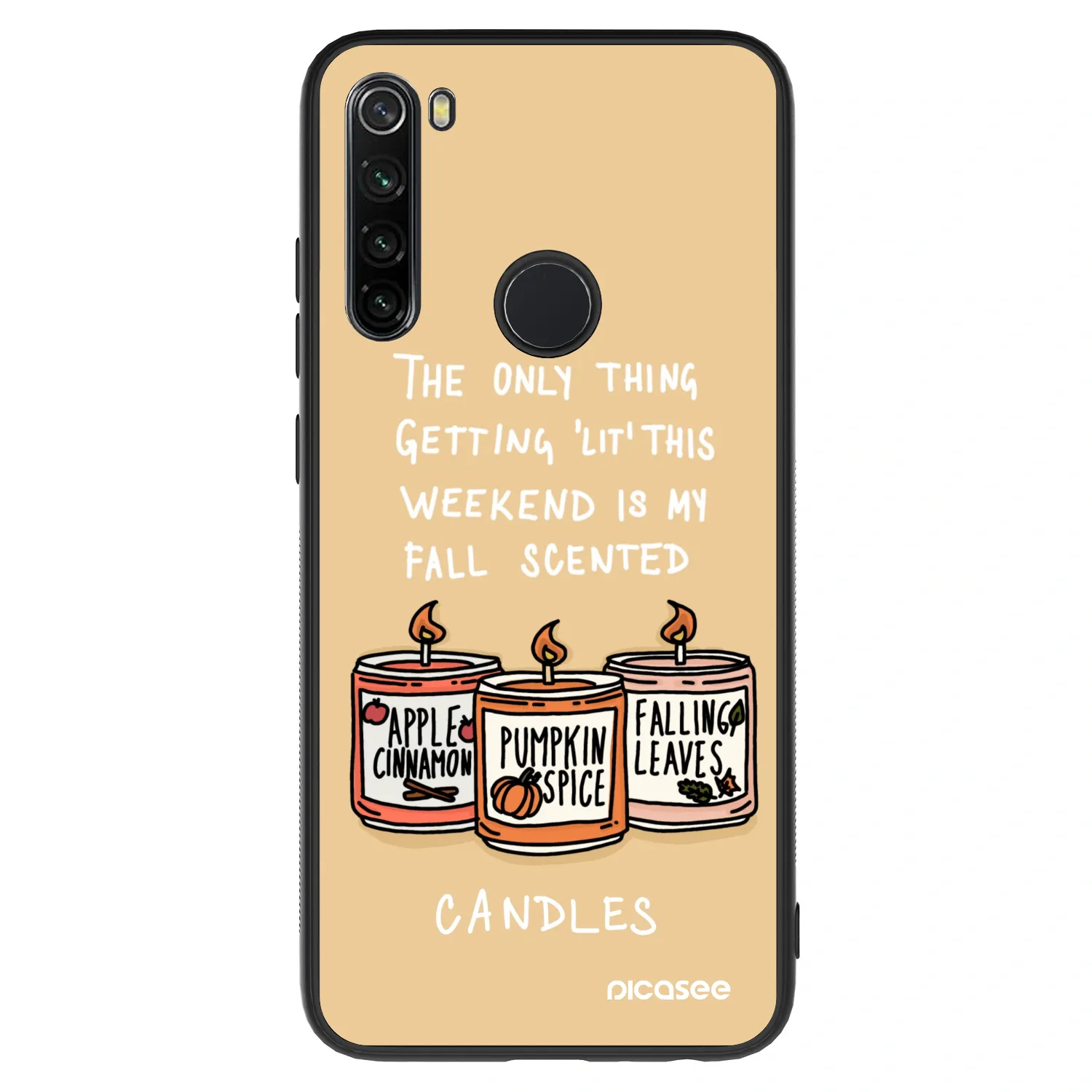 Picasee ULTIMATE CASE na Xiaomi Redmi Note 8 - Candles