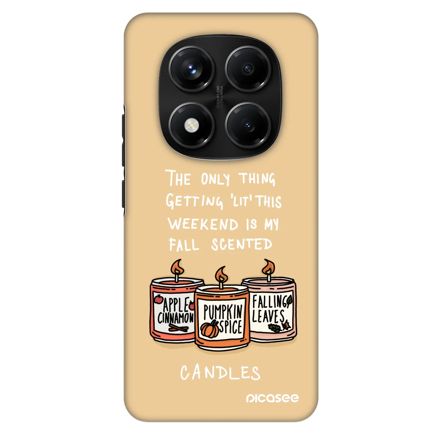 Picasee Fashion Case na Xiaomi Redmi Note 14 Pro+ 5G - Candles