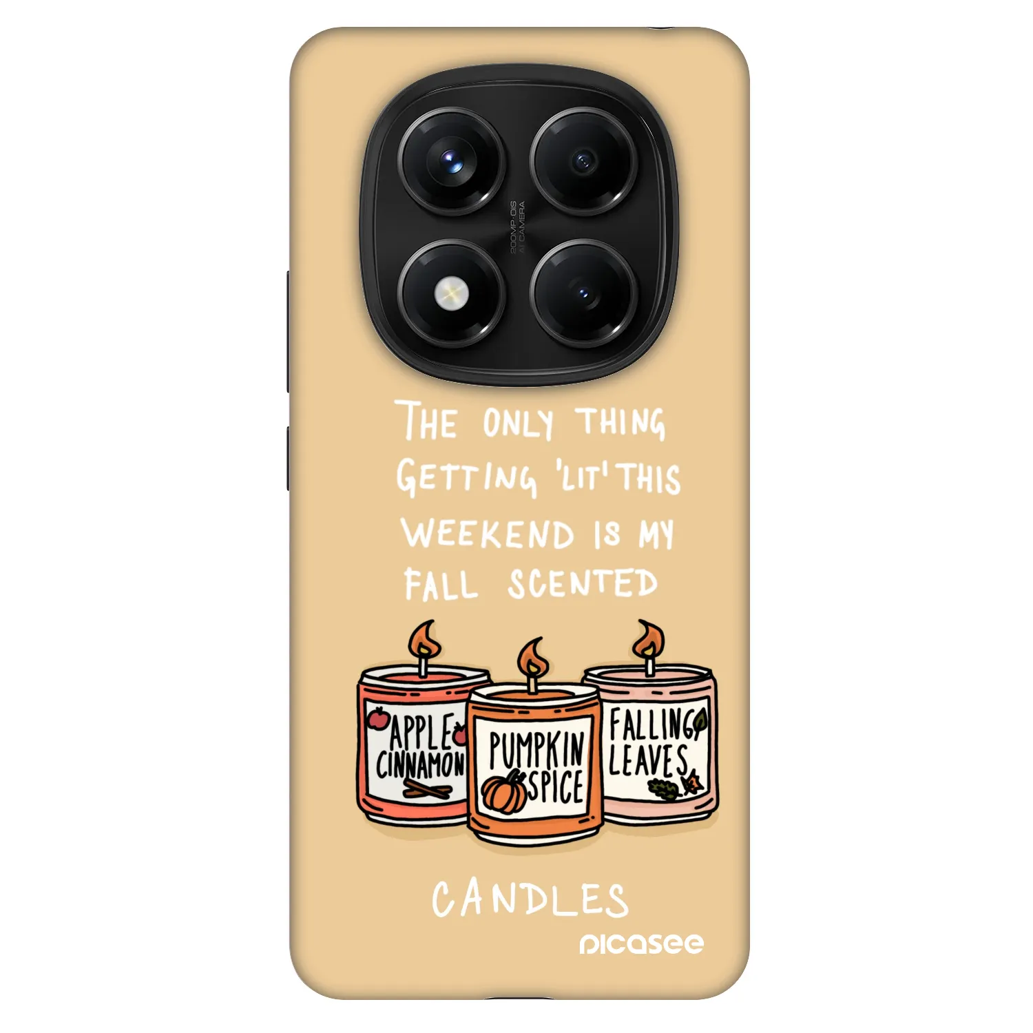 Picasee Fashion Case na Xiaomi Redmi Note 14 Pro 5G - Candles