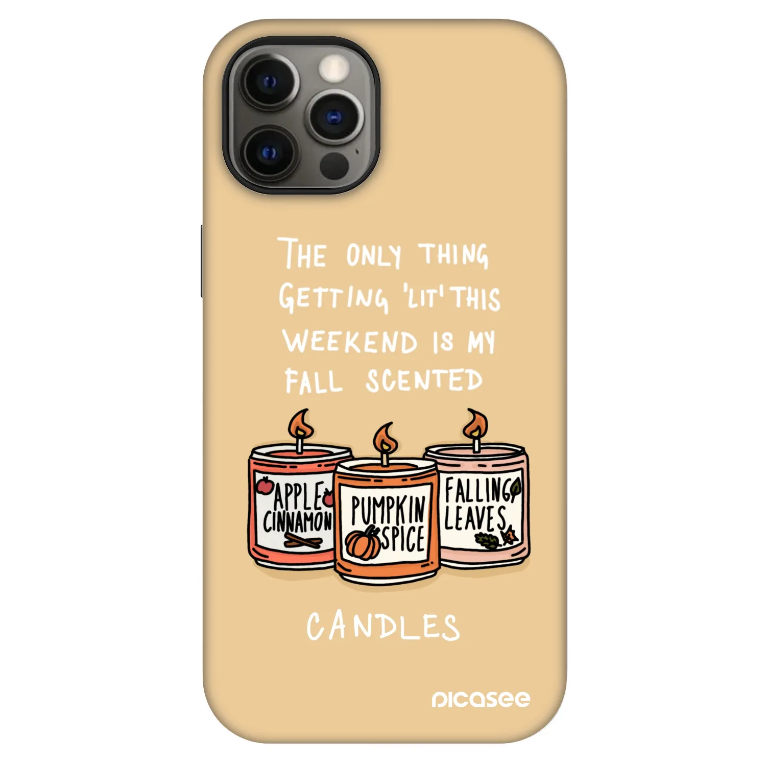 Picasee Fashion Case MagSafe na Apple iPhone 12 - Candles