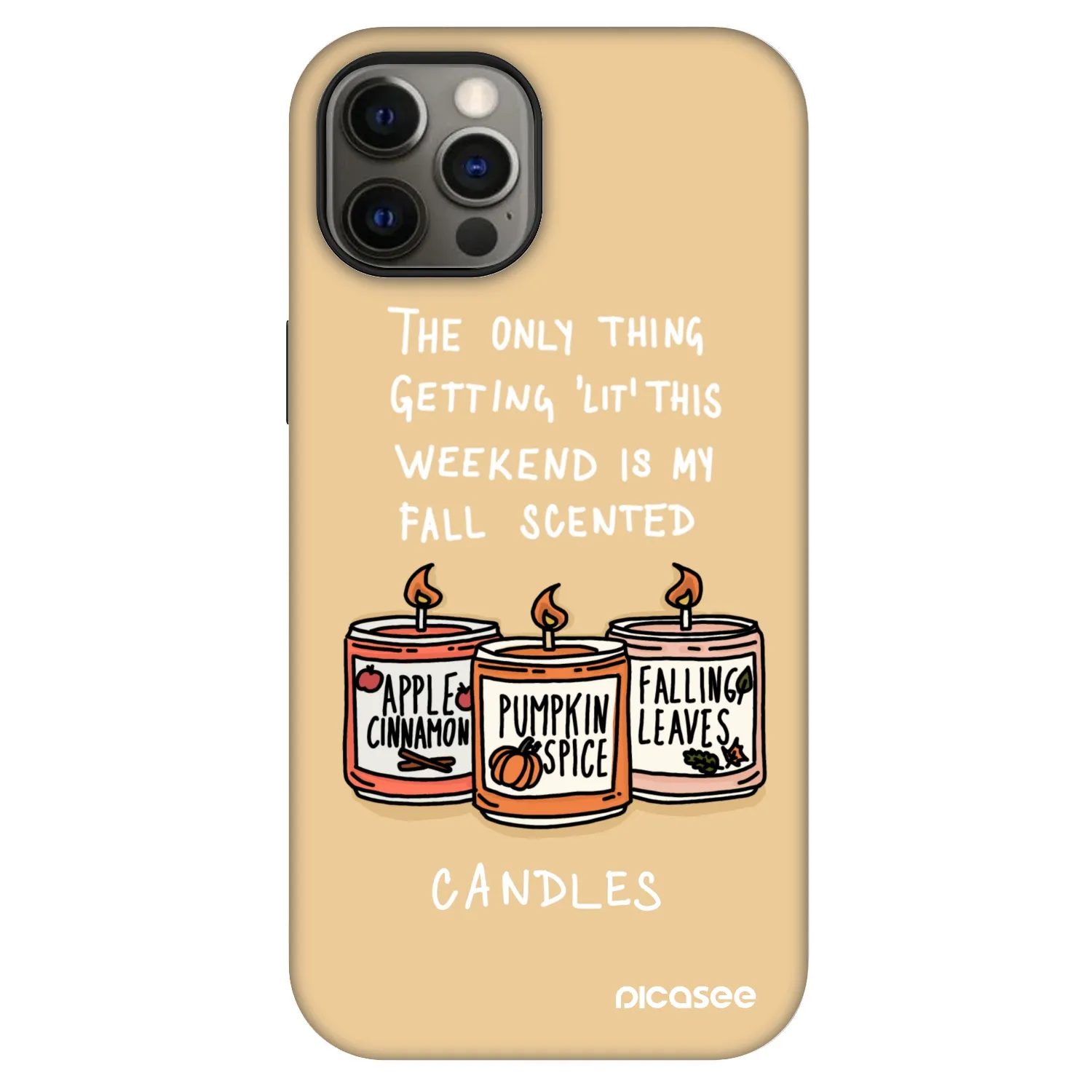 Picasee Fashion Case MagSafe na Apple iPhone 12 Pro - Candles
