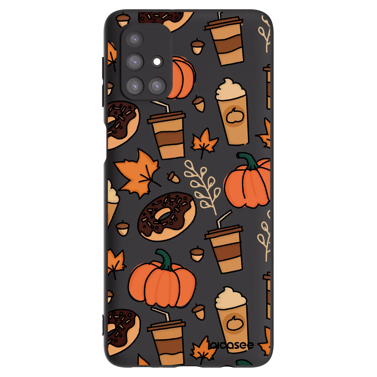 Picasee silikonowe czarne etui na Samsung Galaxy M31s - Fallovers