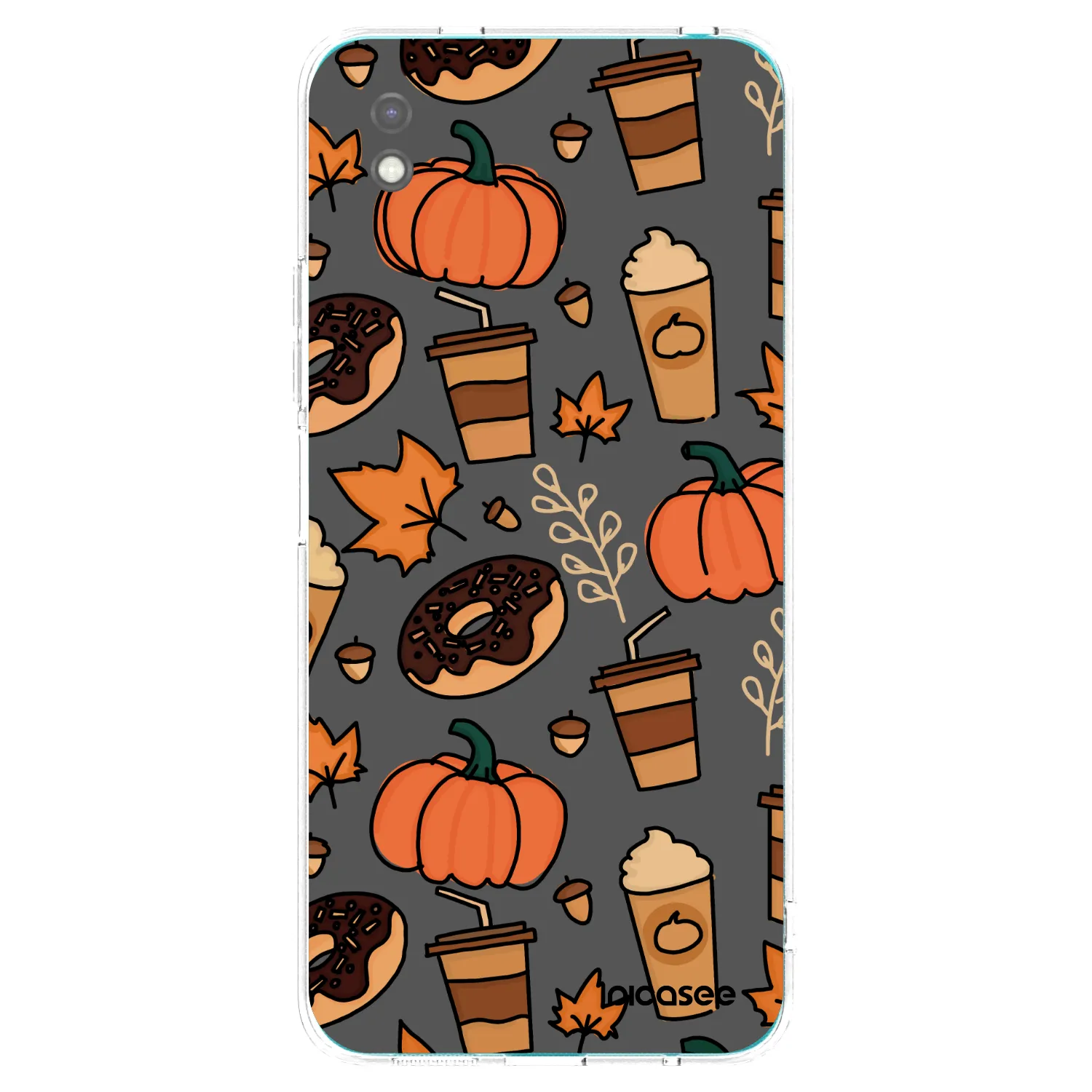 Picasee silikonowe czarne etui na Xiaomi Redmi 9A - Fallovers