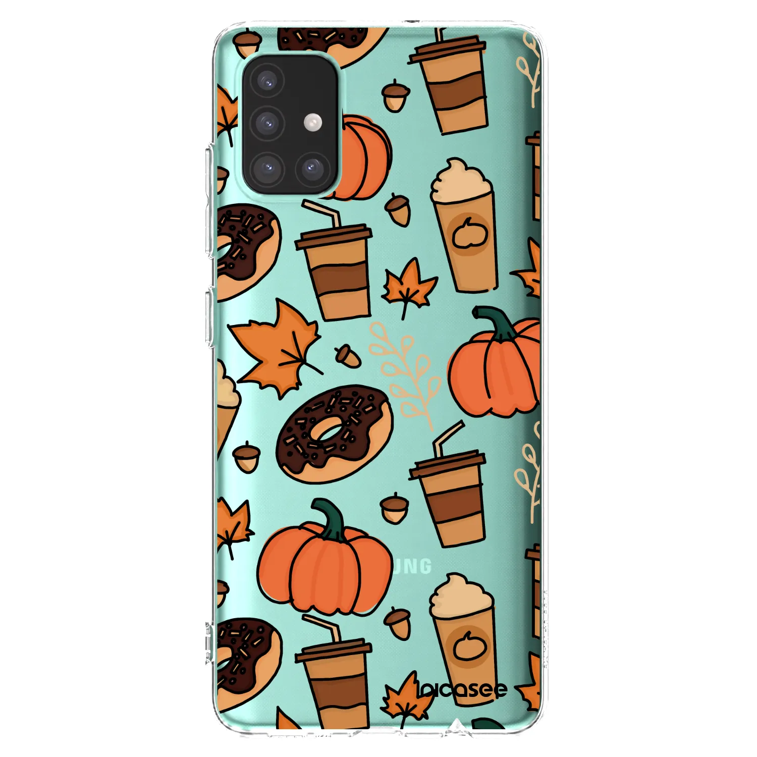 Picasee silikonowe przeźroczyste etui na Samsung Galaxy M51 M515F - Fallovers
