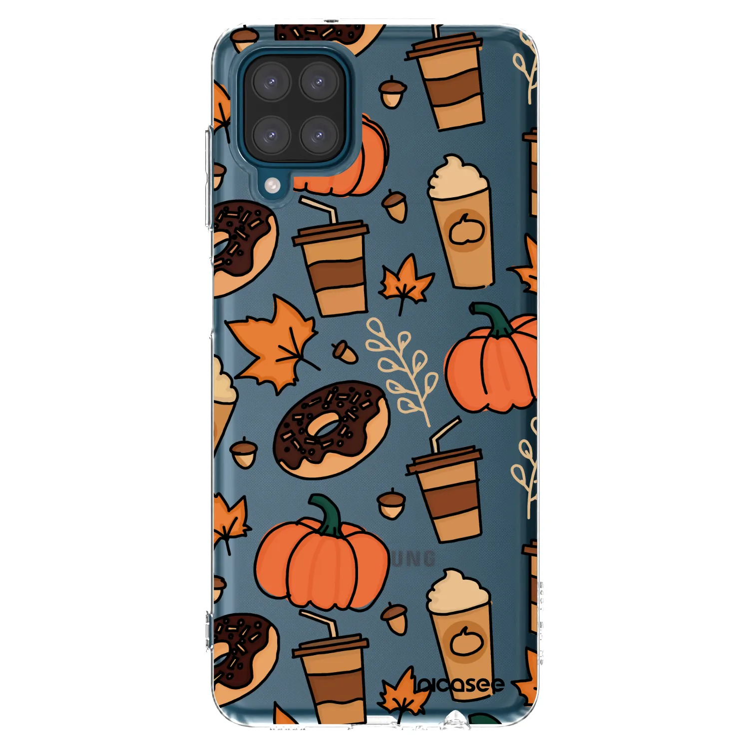 Picasee silikonowe przeźroczyste etui na Samsung Galaxy A12 A125F - Fallovers