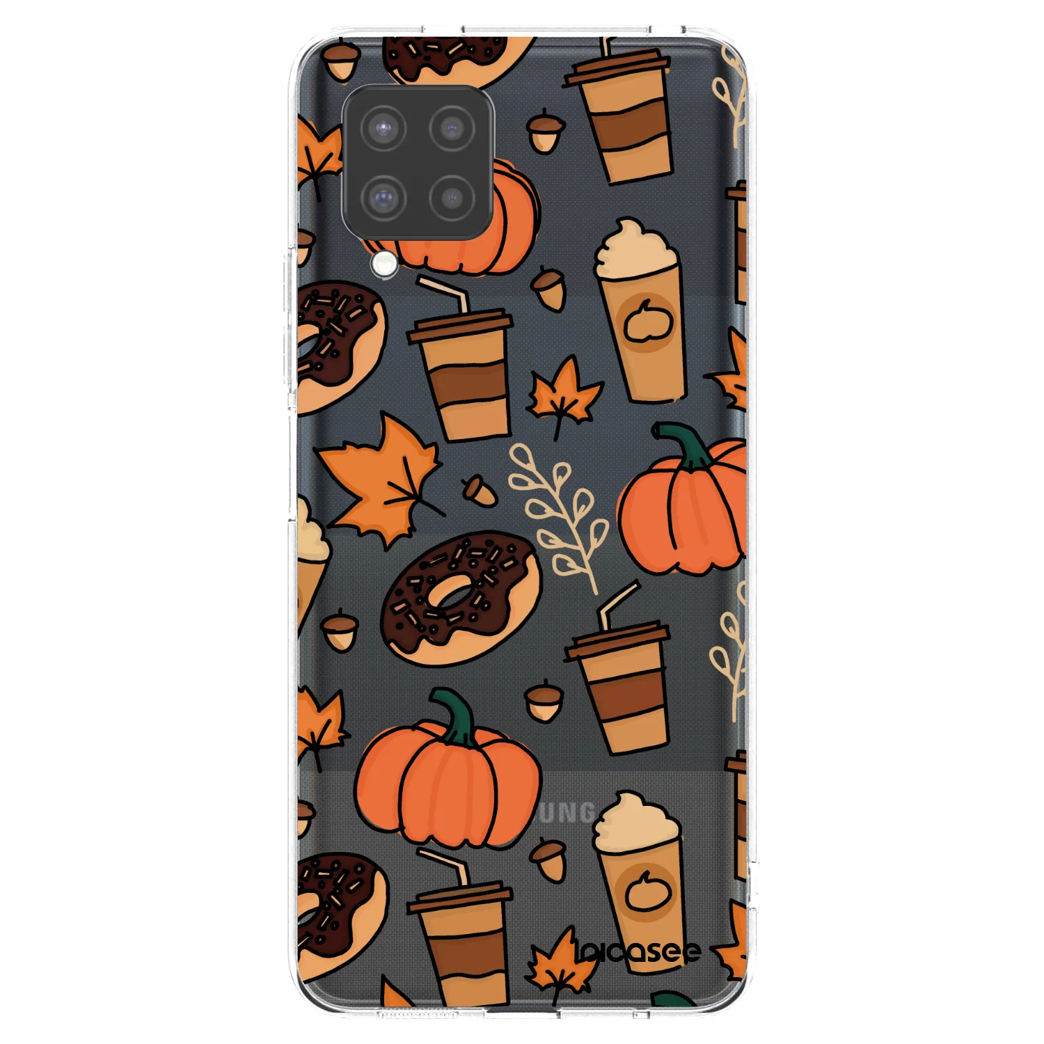 Picasee silikonowe przeźroczyste etui na Samsung Galaxy A42 A426B - Fallovers