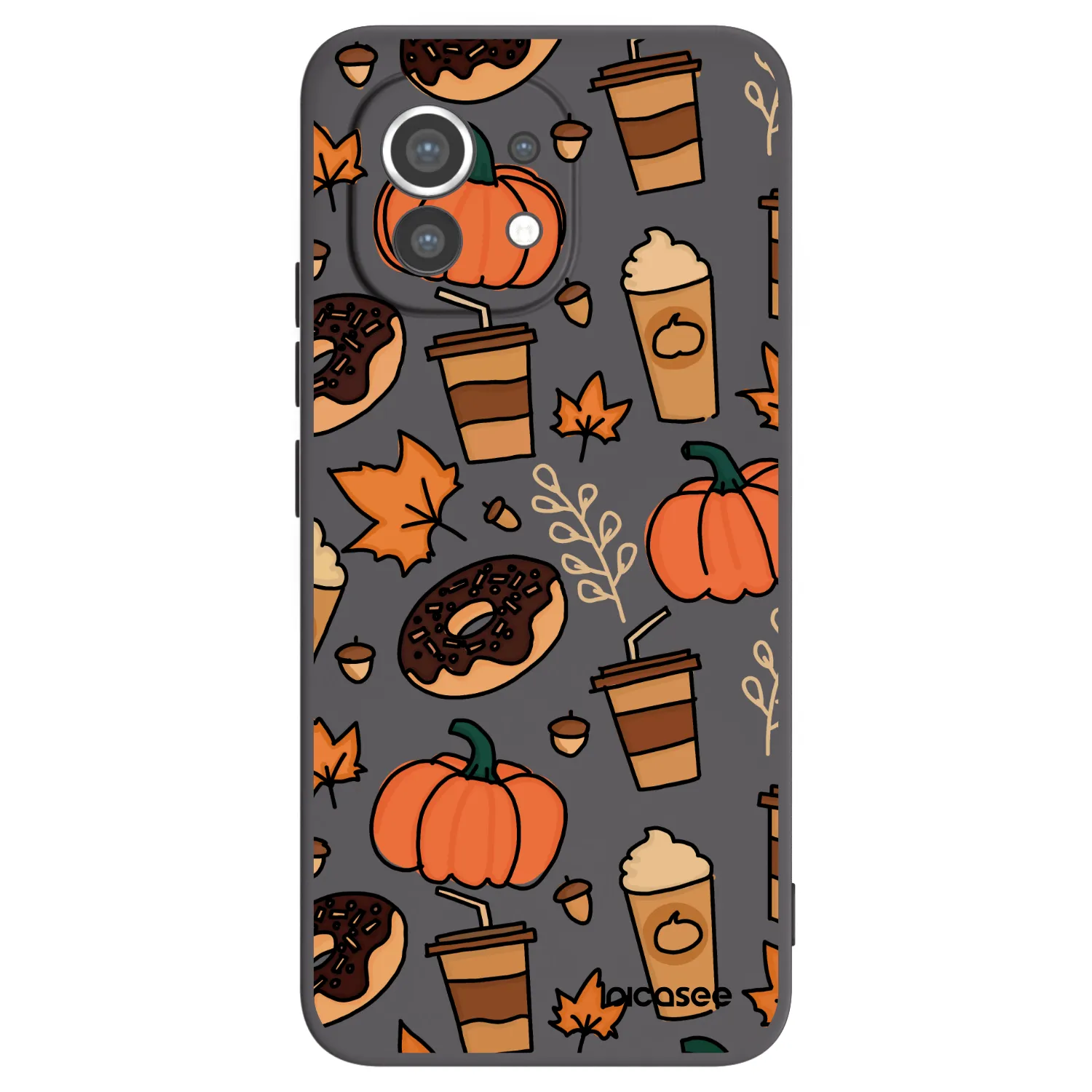 Picasee silikonowe czarne etui na Xiaomi Mi 11 - Fallovers