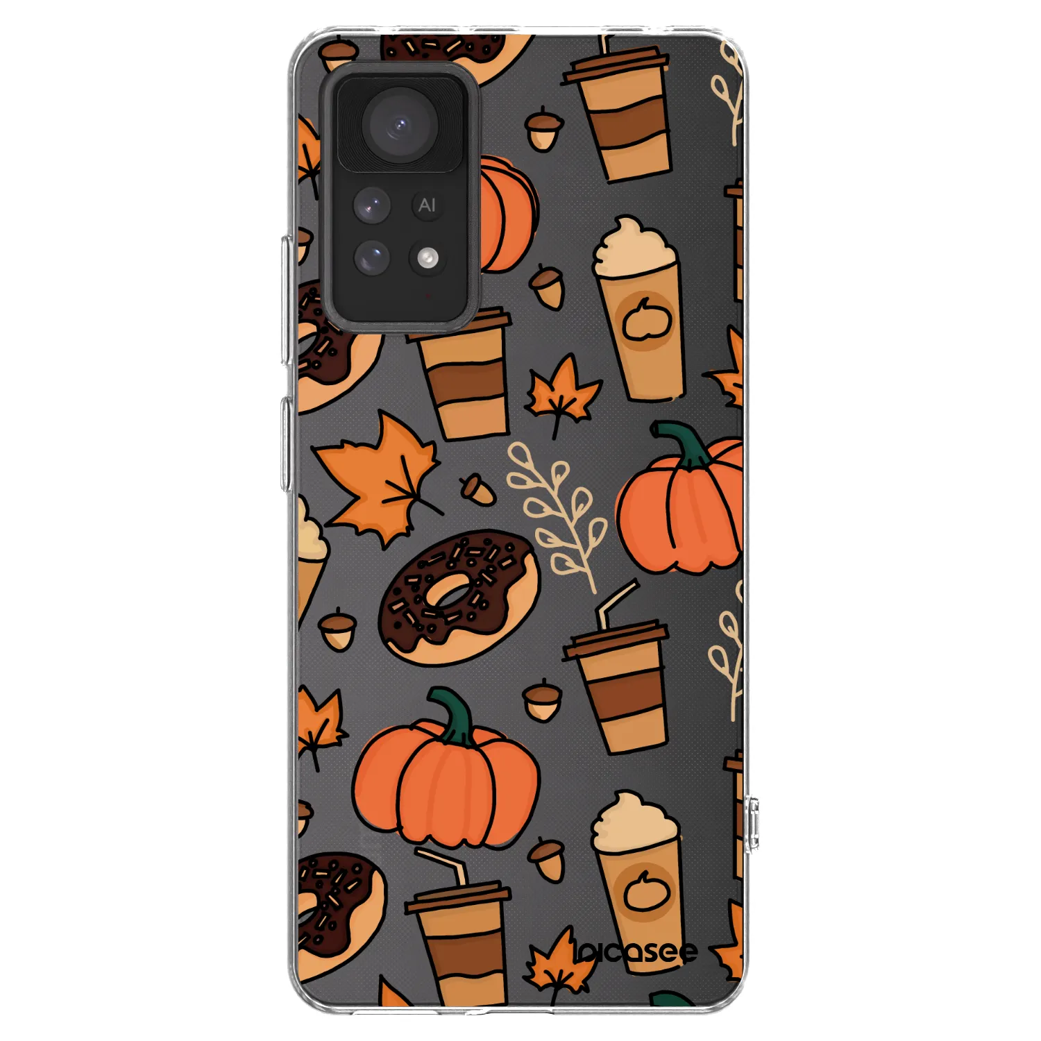Picasee silikonowe przeźroczyste etui na Xiaomi Redmi Note 11 Pro - Fallovers