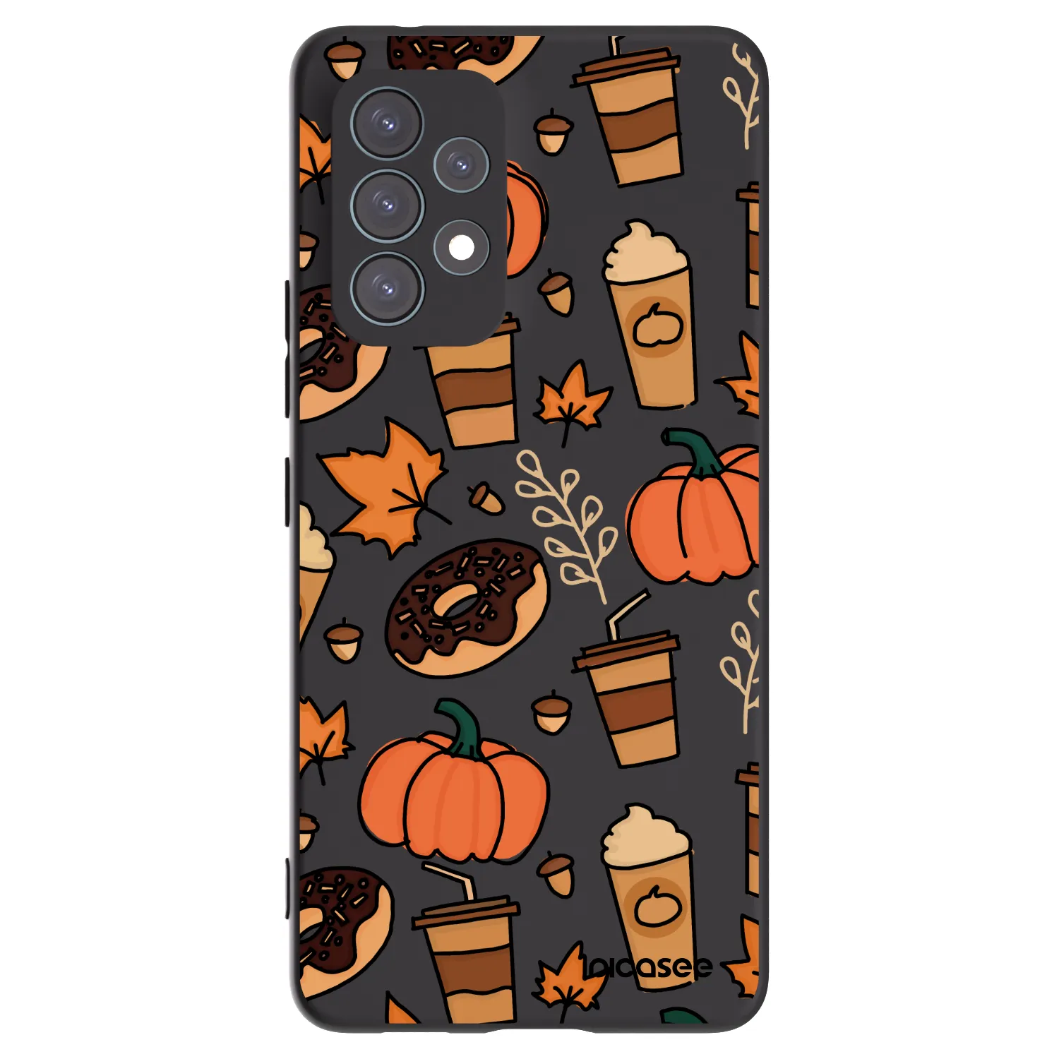 Picasee silikonowe czarne etui na Samsung Galaxy A53 5G A536 - Fallovers