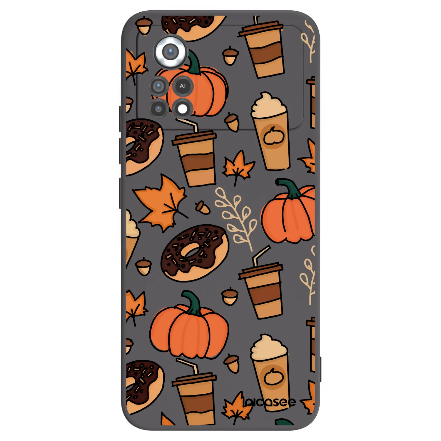 Picasee silikonowe czarne etui na Xiaomi Poco X4 Pro 5G - Fallovers