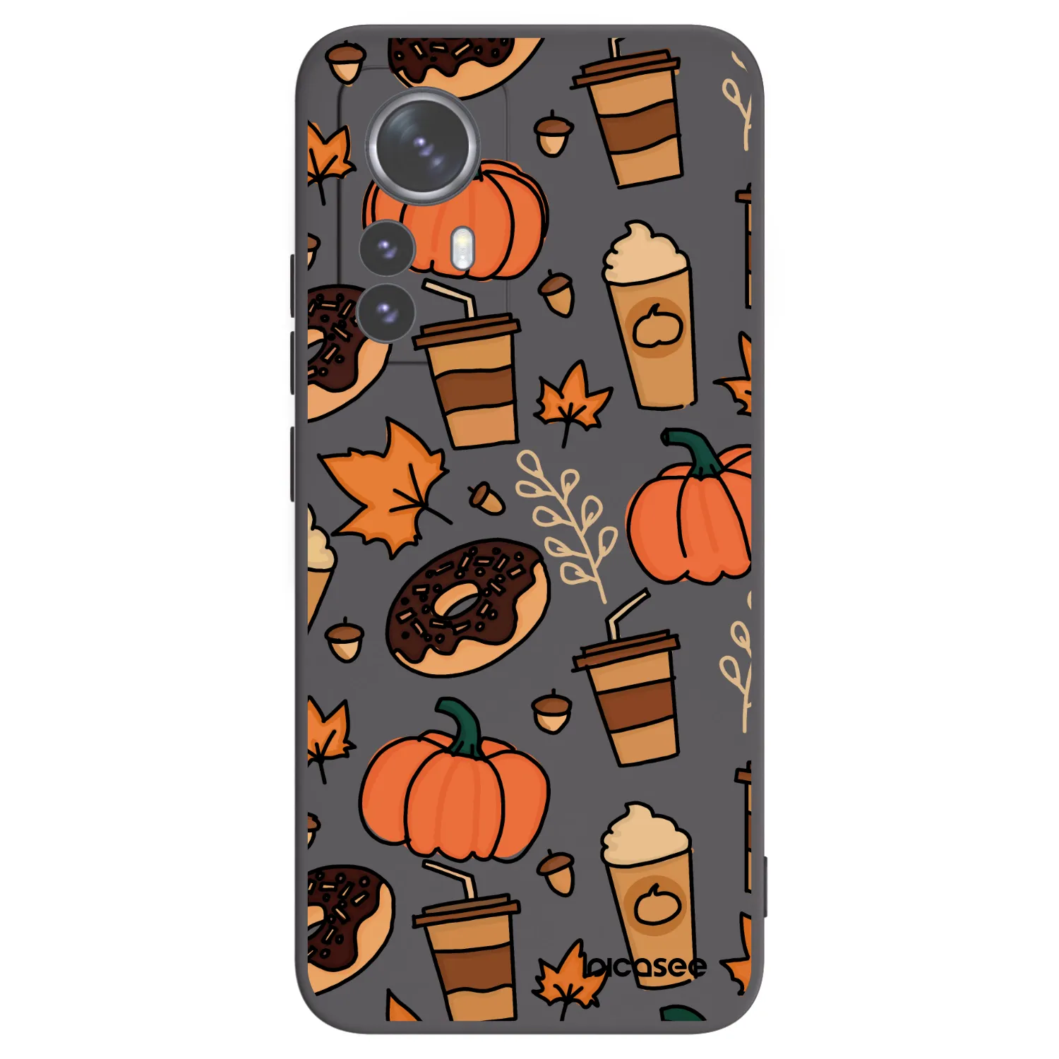 Picasee silikonowe czarne etui na Xiaomi 12 Pro - Fallovers