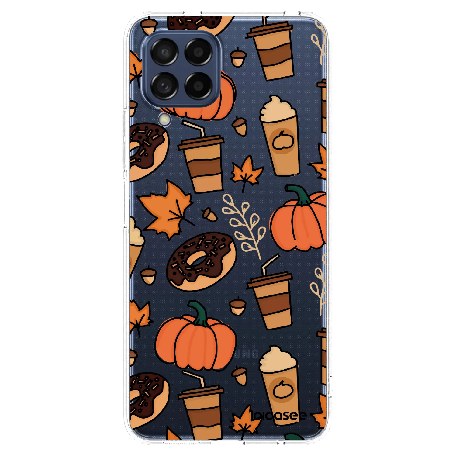 Picasee silikonowe przeźroczyste etui na Samsung Galaxy M53 5G - Fallovers