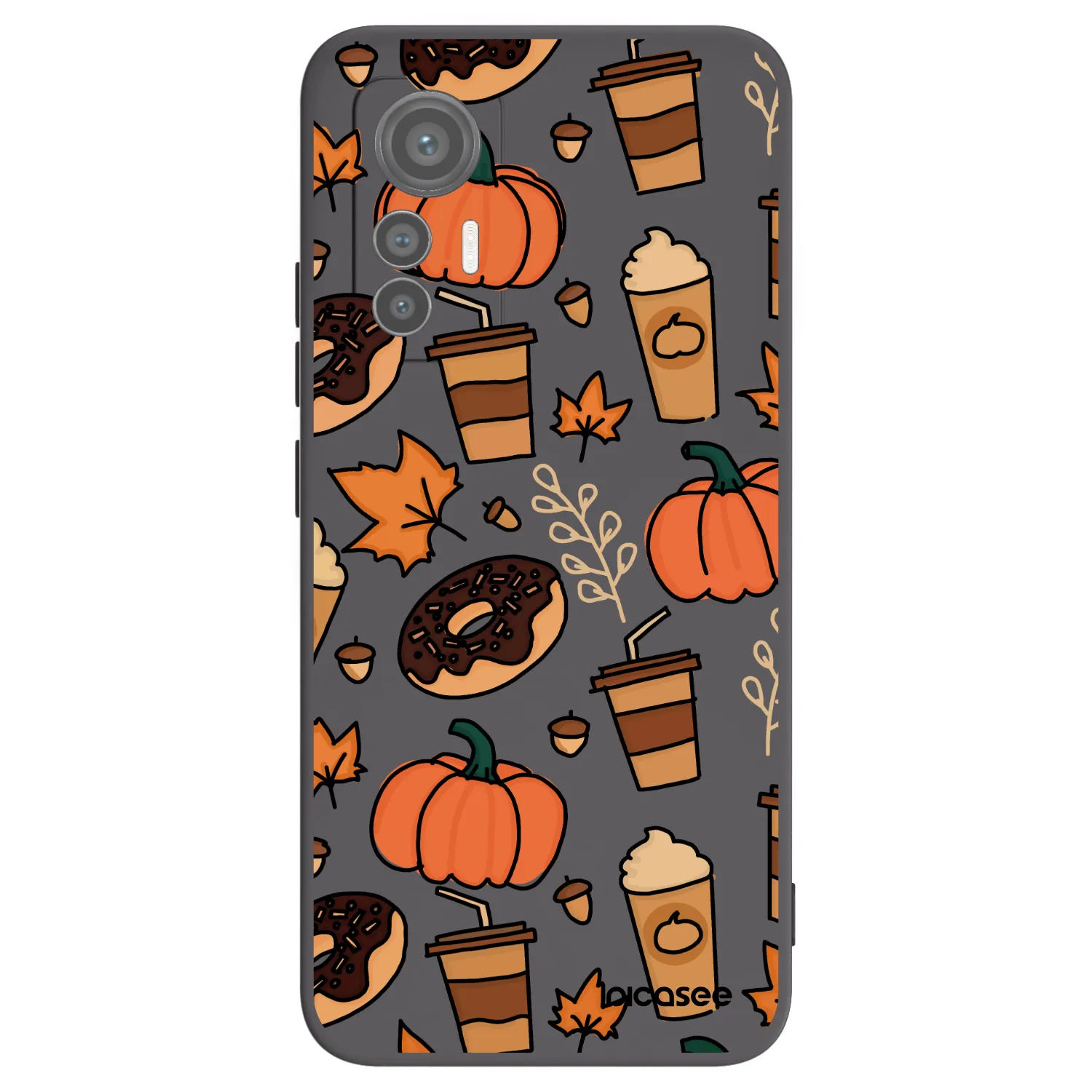 Picasee silikonowe czarne etui na Xiaomi 12 Lite - Fallovers