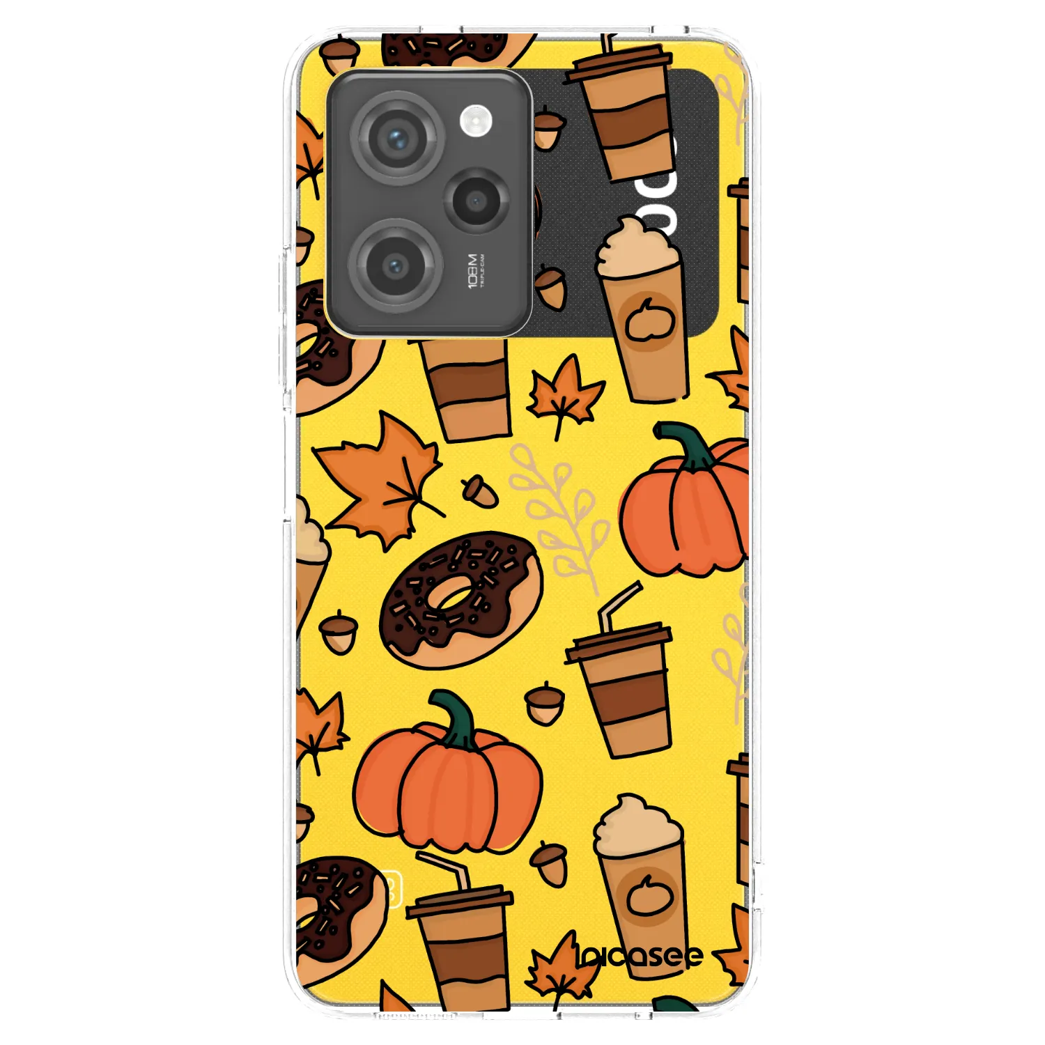 Picasee silikonowe przeźroczyste etui na Xiaomi Poco X5 Pro - Fallovers