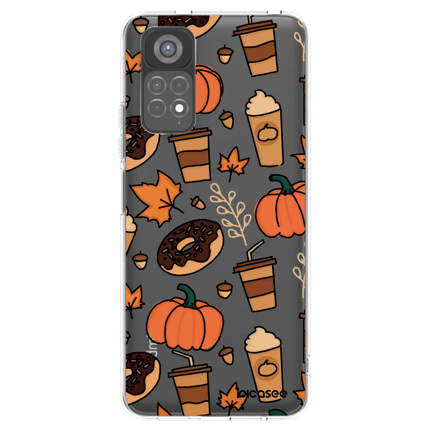 Picasee silikonowe przeźroczyste etui na Xiaomi Redmi Note 11S 5G - Fallovers