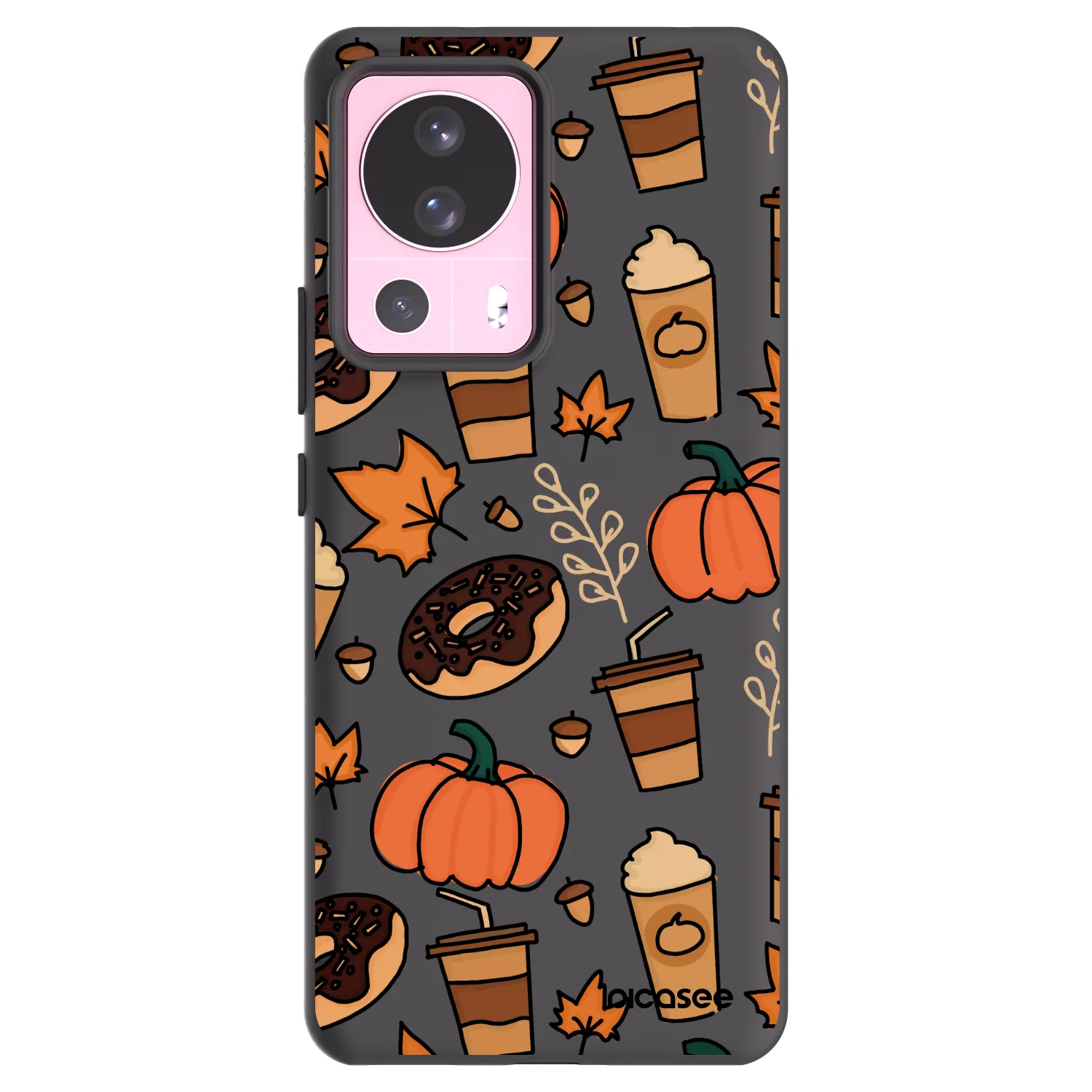 Picasee silikonowe czarne etui na Xiaomi 13 Lite - Fallovers