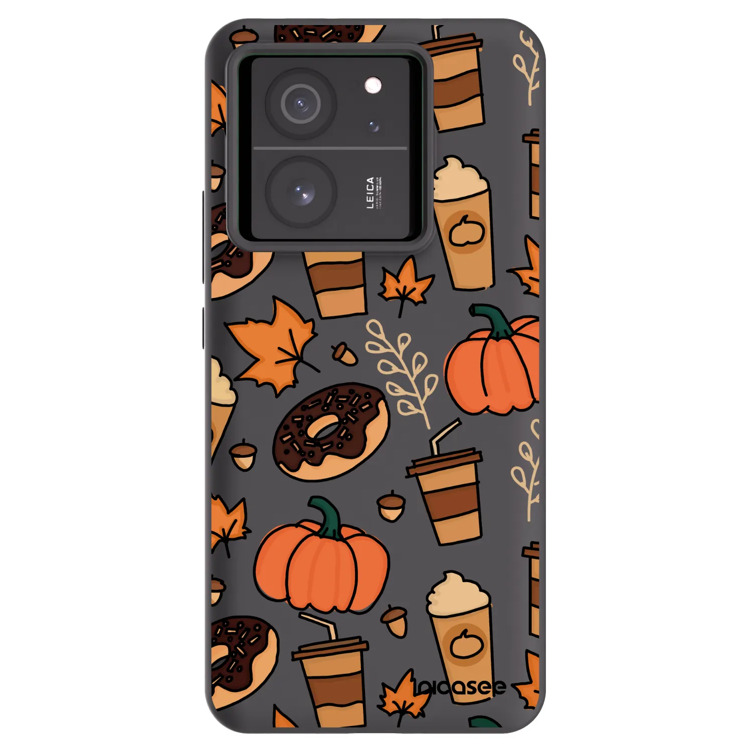 Picasee silikonowe czarne etui na Xiaomi 13T Pro - Fallovers