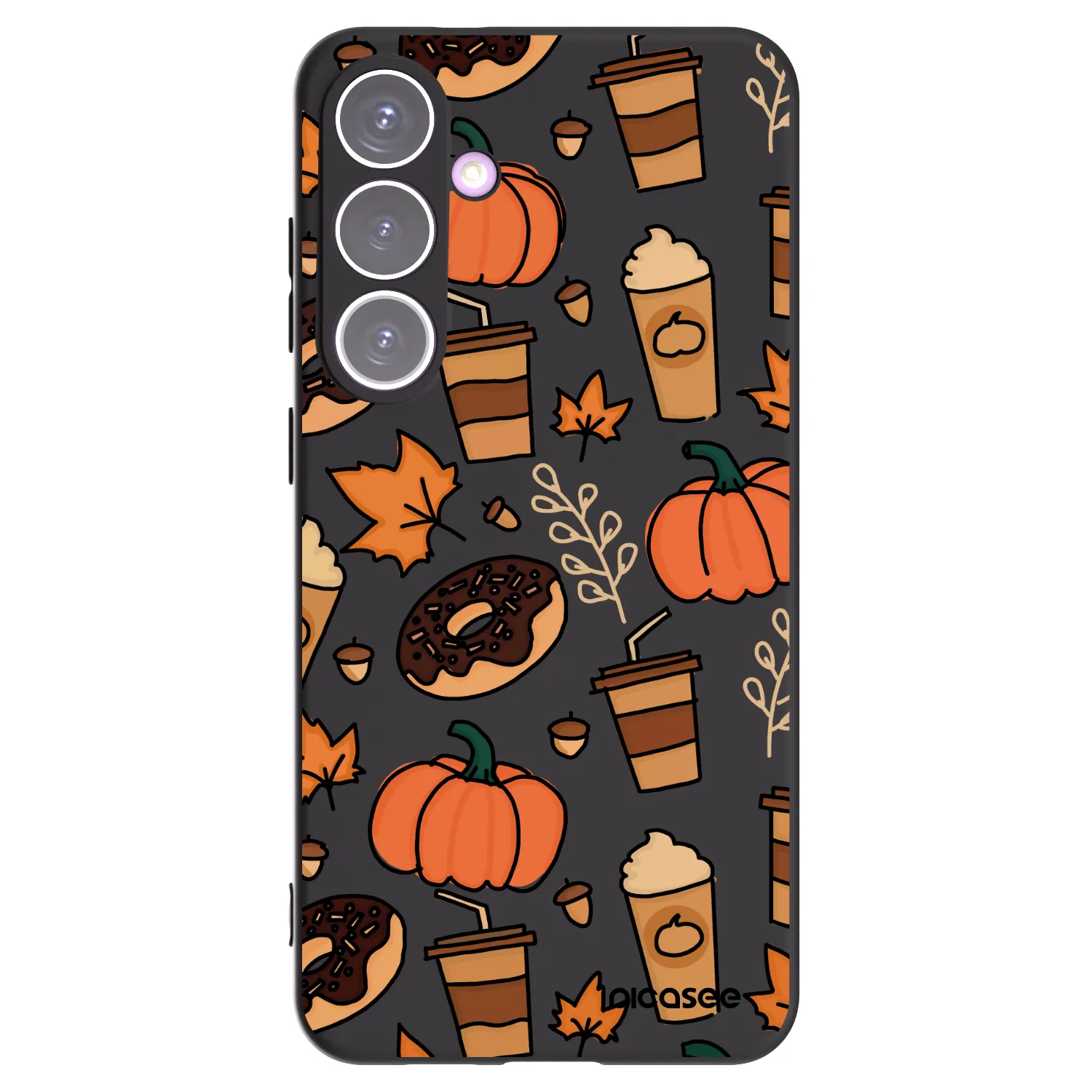Picasee silikonowe czarne etui na Samsung Galaxy S24+ S926B 5G - Fallovers