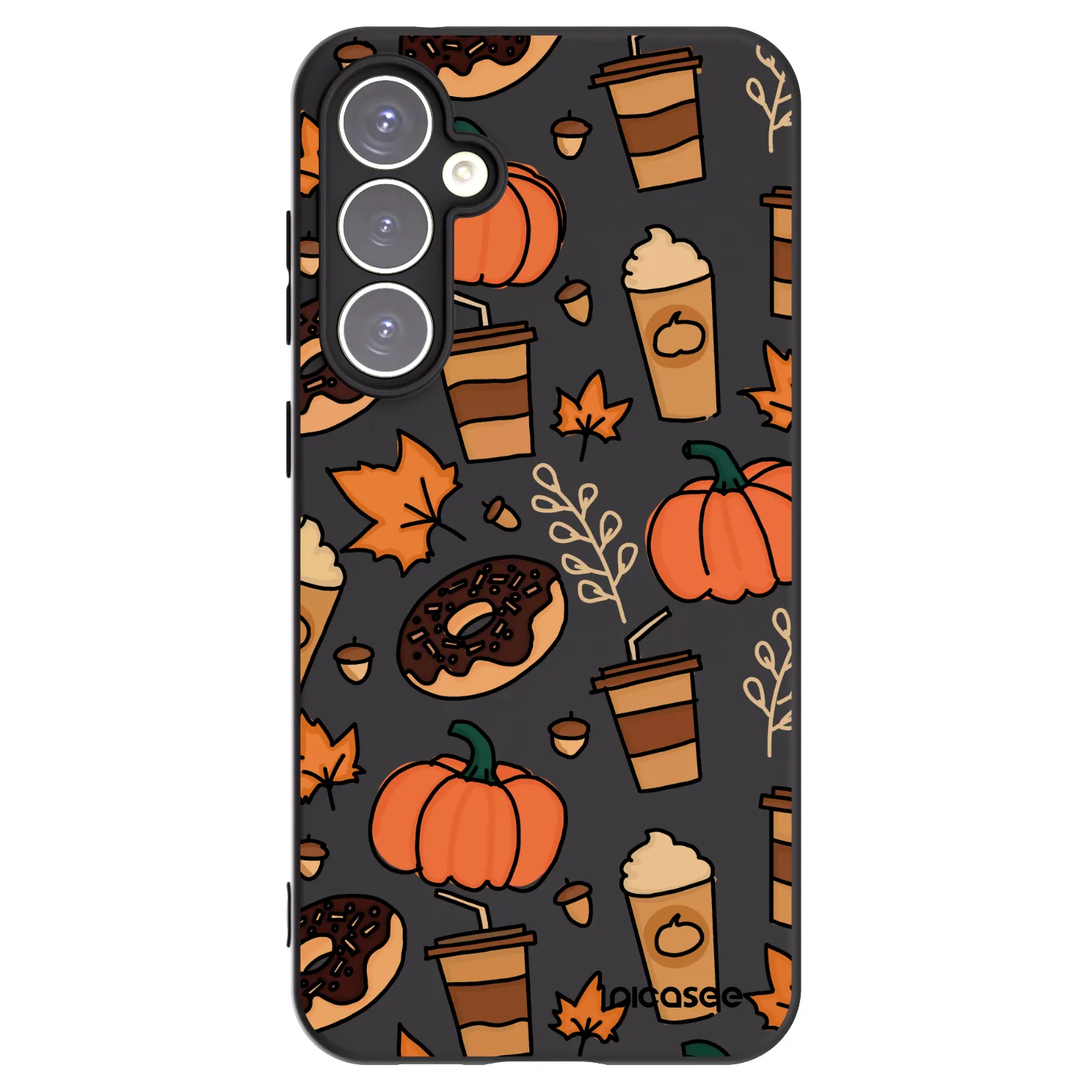 Picasee silikonowe czarne etui na Samsung Galaxy S23 FE S711B - Fallovers